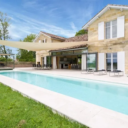 Villa Sainte-colombe-en-bruilhois Sleeps 8 Pool